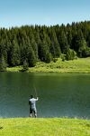 Fishing in Lac de la Mouille