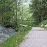 Path along the river Dranse