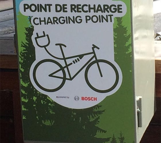 Charging station electric bike - Crêt-Béni