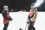 Night skiing at Linga